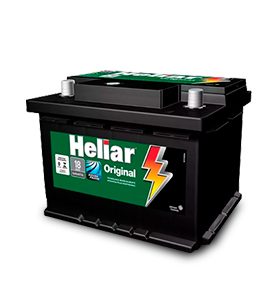 Bateria Automotiva Heliar 60 amperes